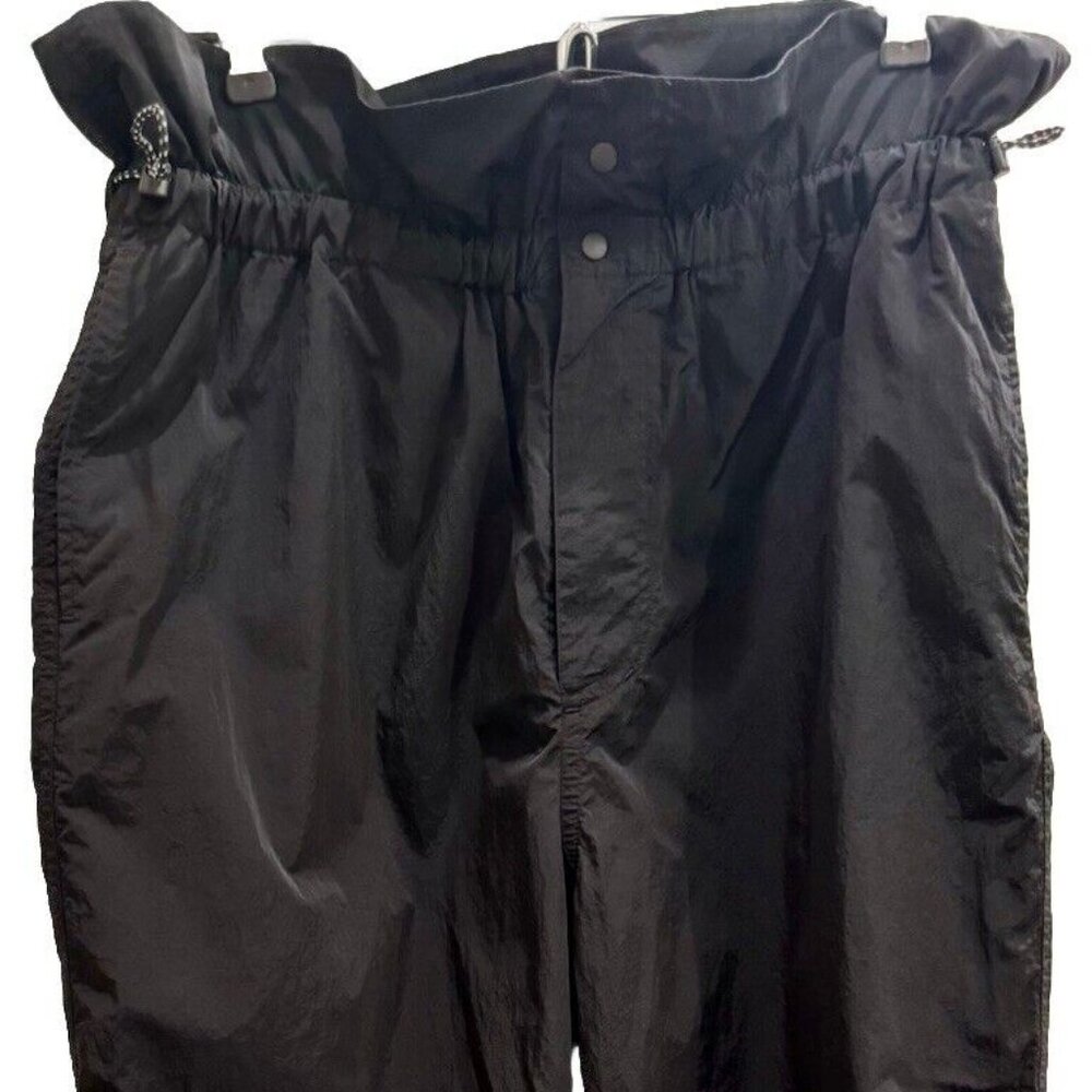 Sasquatchfabrix Black Nylon Elastic Waist Pants S… - image 3